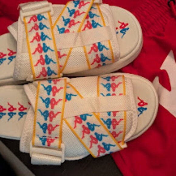 ⬇️PD⬇️KAPPA 222 Banda Slide Sandals + KAPPA Tee + KAPPA Shorts - Picture 6 of 12